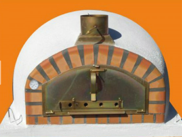 Traditioneller Steinbackofen Pizzaofen Pizzaioli 100 mit farbarem Gestell